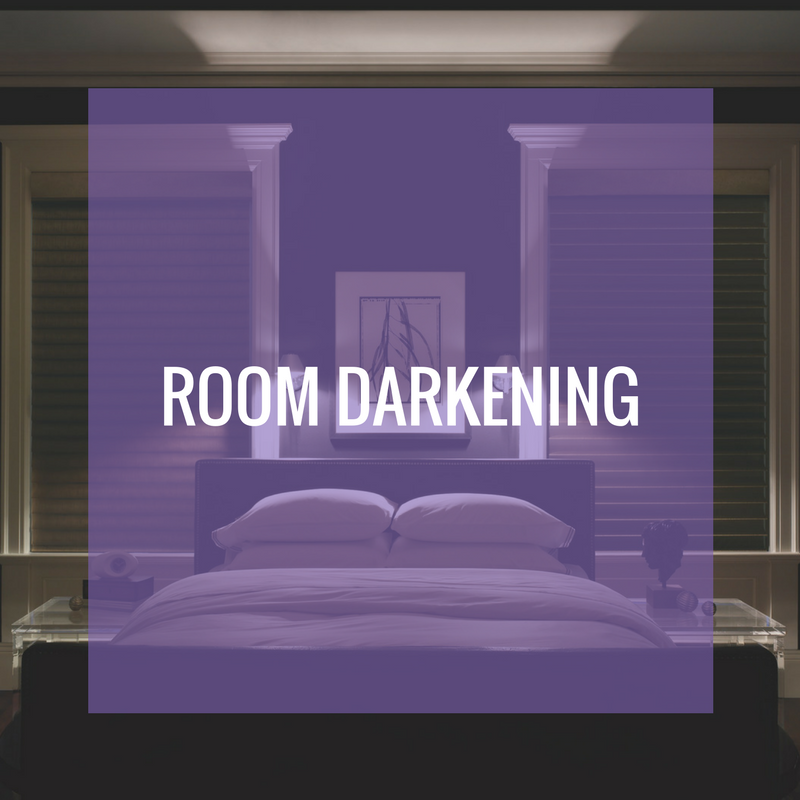 Room darkening sheer shades graphic