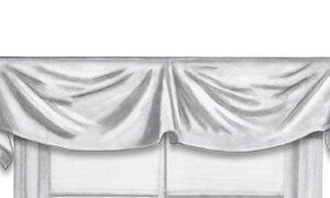 Close-up of valance top treatment