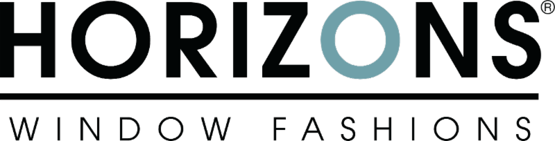 Horizons Window Fashions logo represents stylish and innovative window treatment solutions